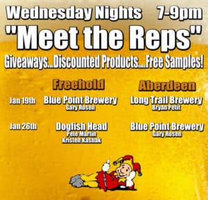 Court Jester Meet The Rep Blue Point Long Trail Dogfish Head