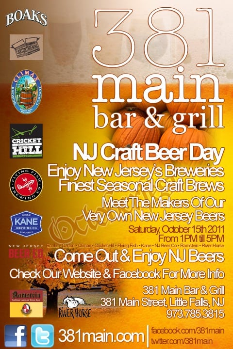 381 main bar and grill nj craft beer day