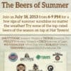 the beers of summer hat tavern