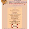 Tun Tavern Brewmaster Dinner 2013