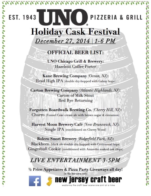 Holiday Cask Fest Poster