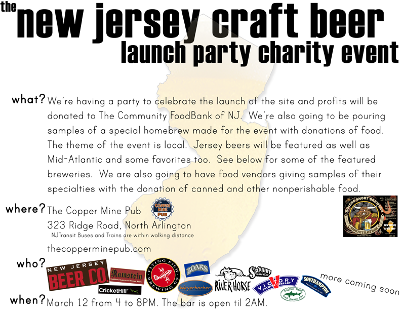 New Jersey Craft Beer Launch Party