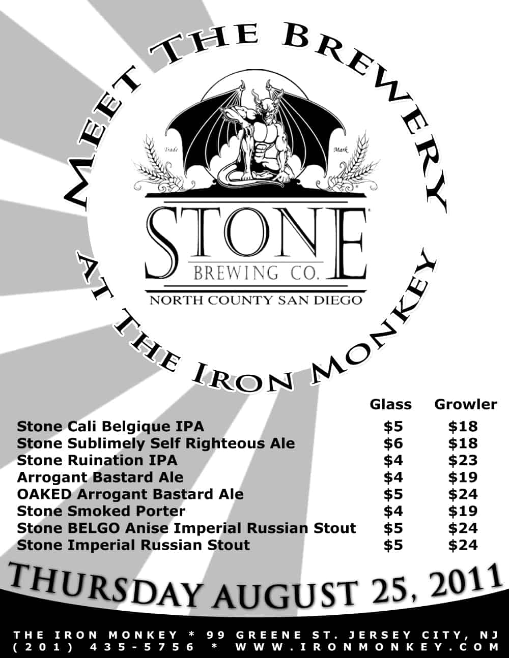 Stone Iron Monkey Jersey City