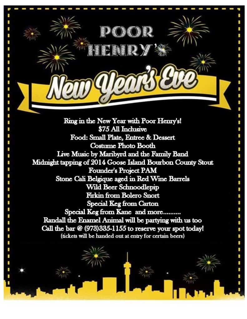 Poor Henry's NYE Party