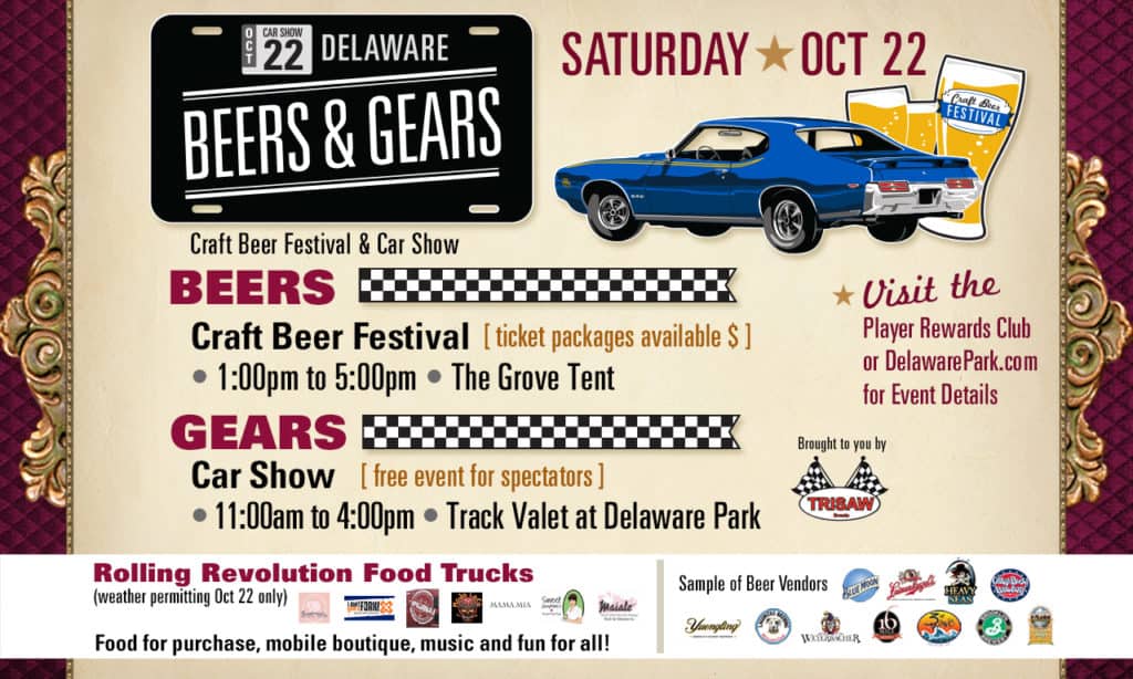 Beers and Gears at Casino at Delaware Park NJCB Your resource for