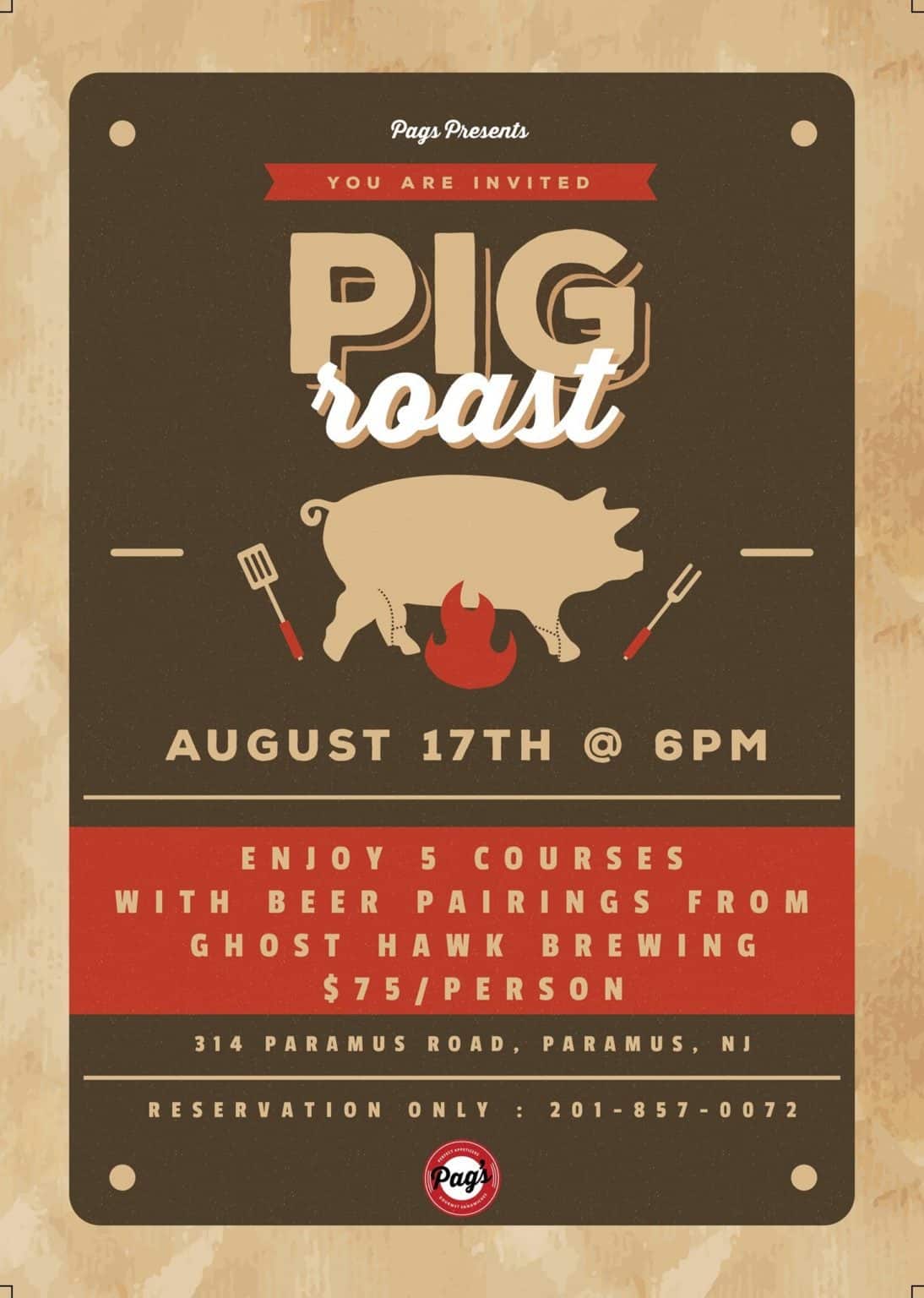 Beer Pig Roast at PAGS NJCB Your resource for beer in New Jersey