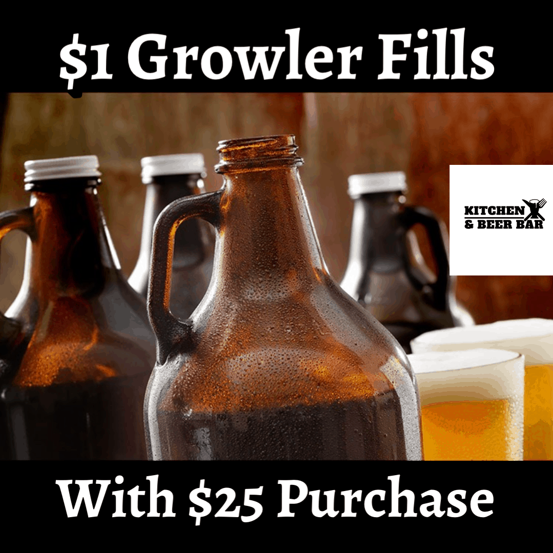 Growler Event of All Growler Events at Kitchen & Beer Bar NJCB Your