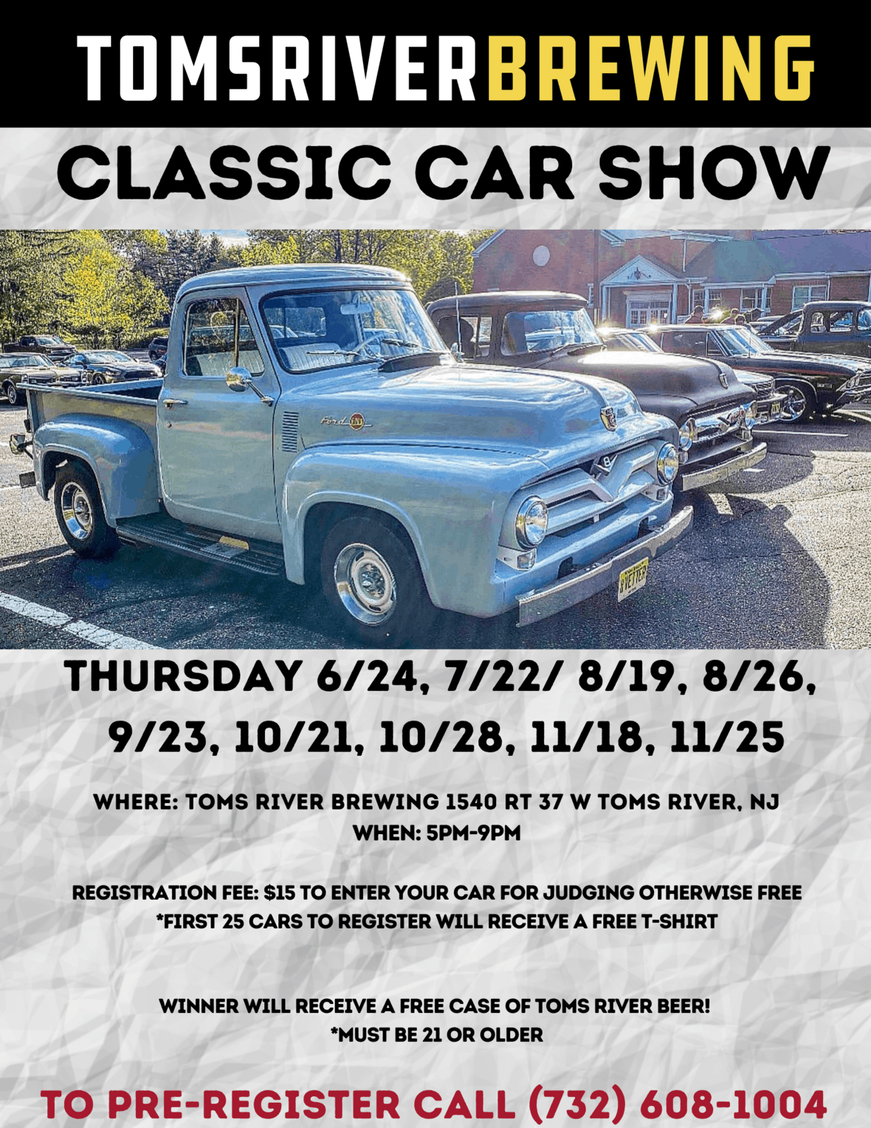 Classic Car Show at TRB NJCB Your resource for beer in New Jersey