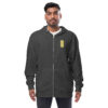 NJCB Can Logo unisex fleece zip up hoodie