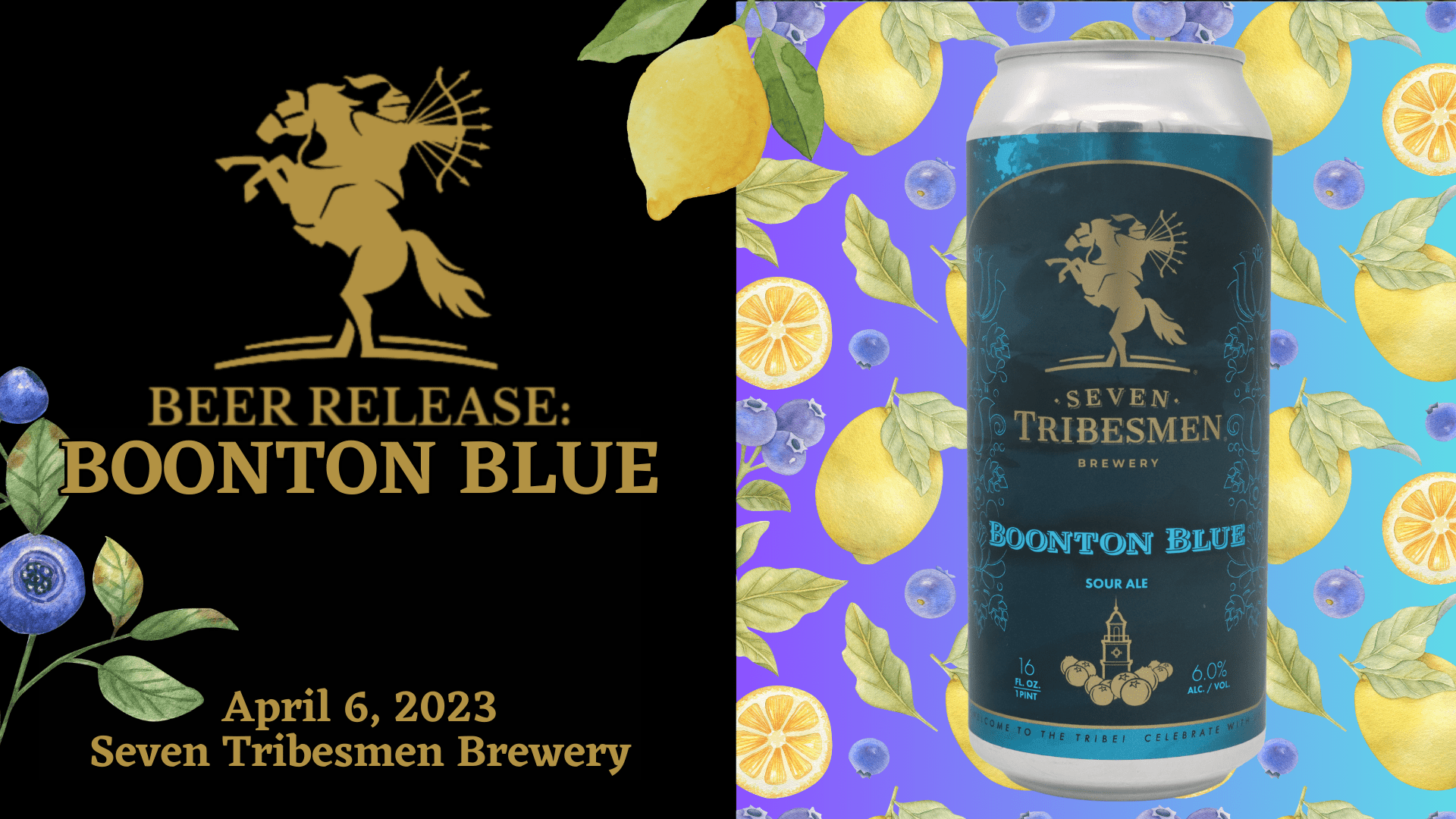 Releasing Our Newest Blueberry Lemon Sour, BOONTON BLUE NJCB Your